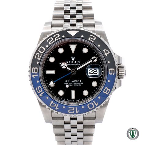 rolex batman with jubilee bracelet|rolex batman 126710.